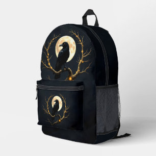 In the Darkness of the Night” – The Moon’s Silent Printed Backpack