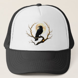 In the Darkness of the Night” – The Moon’s Silent Trucker Hat
