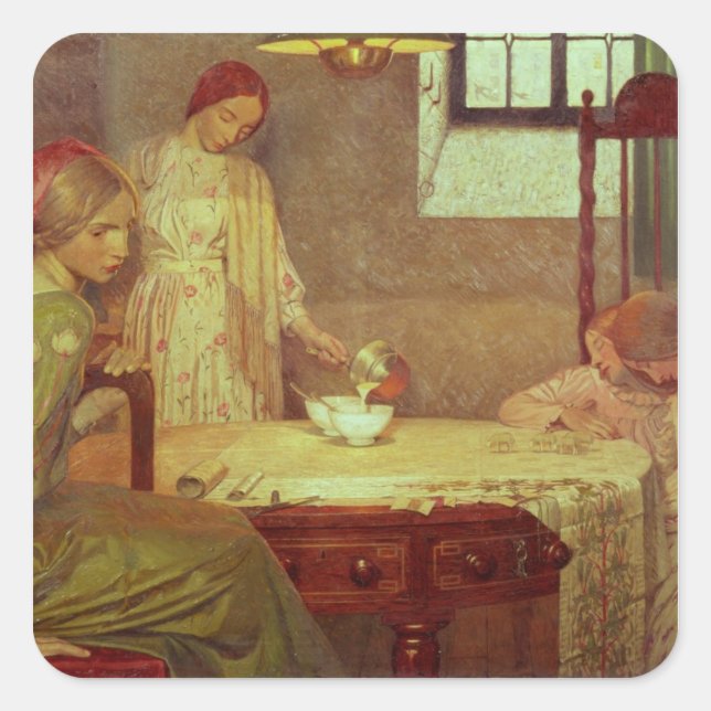 In the Depth of Winter Square Sticker (Front)