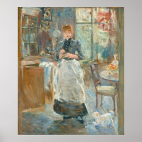 In the Dining Room - Berthe Morisot Fine Art