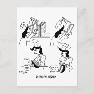 In the DNA Kitchen Postcard