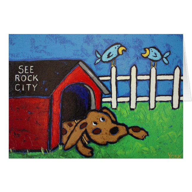 in the doghouse card (Front Horizontal)