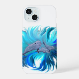 In the Dolphin School iPhone 15 Case