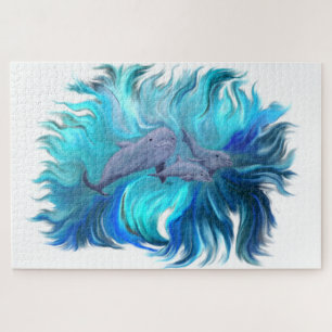 In the Dolphin School Jigsaw Puzzle