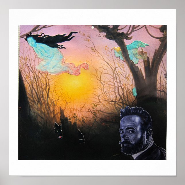 In the Early Evening: Frightening Things- Collage  Poster (Front)