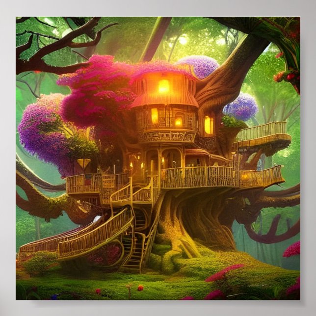 In the Elven Woods Poster (Front)