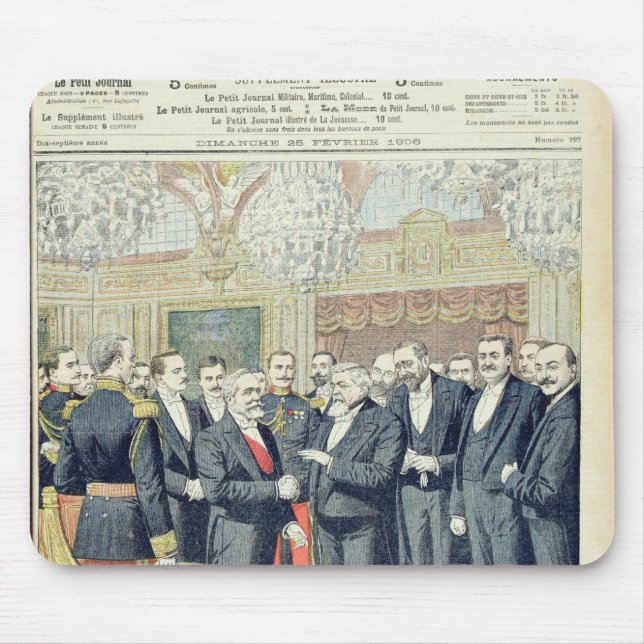 In the Elysee Palace, the Ceremonial Transfer Mouse Mat (Front)