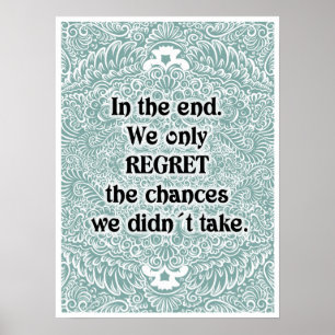 In the end - Positive Quote´s Poster