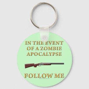 In the Event of a Zombie Apocalypse Key Ring