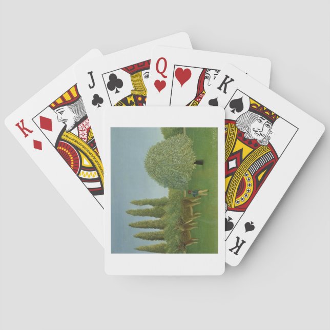 In the Fields, 1910 Playing Cards (Back)