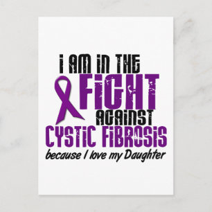 In The Fight Against Cystic Fibrosis DAUGHTER Postcard