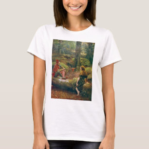 In The Forest Of Arden, c. 1892 by John Collier T-Shirt