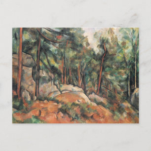 In the Forest - Paul Cezanne - c1898 Postcard