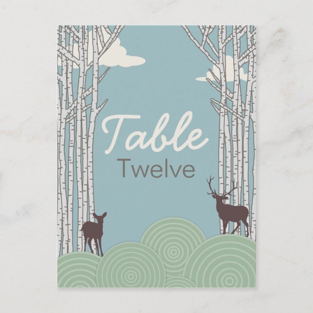 In the forest, postcard (Front)