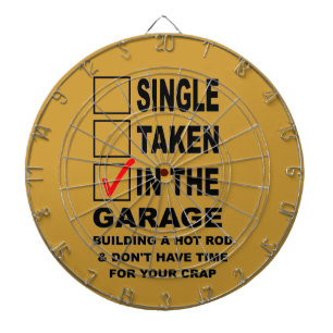IN THE GARAGE BUILDING A HOT ROD DARTBOARD