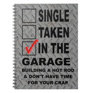 IN THE GARAGE BUILDING A HOT ROD NOTEBOOK