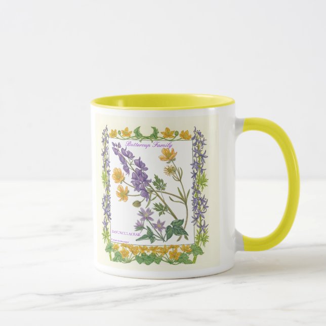 In the Garden ~ Buttercup Family Mug (Right)