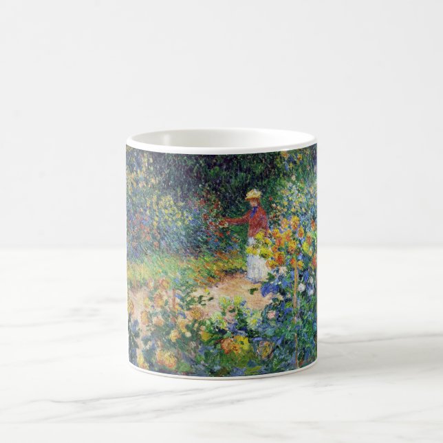 In the Garden by Claude Monet Coffee Mug (Center)