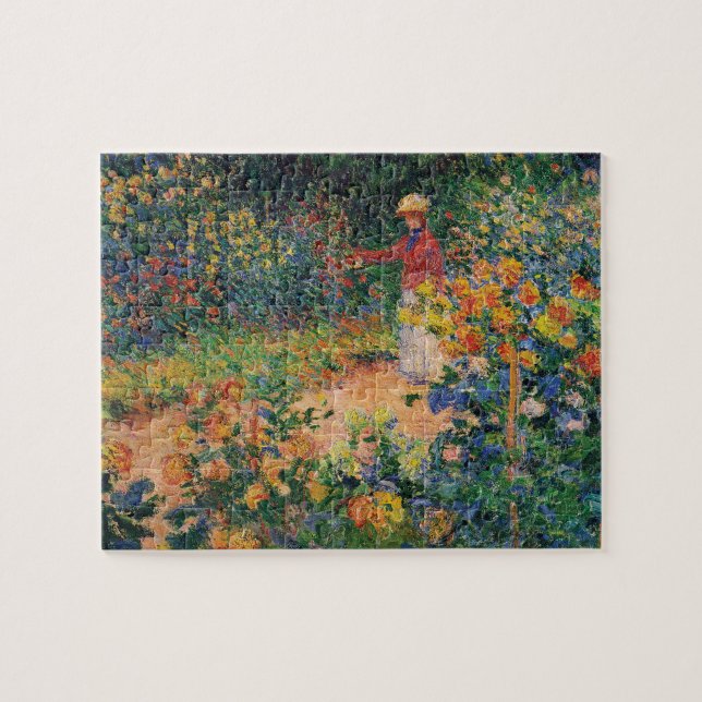In The Garden by Claude Monet Jigsaw Puzzle (Horizontal)