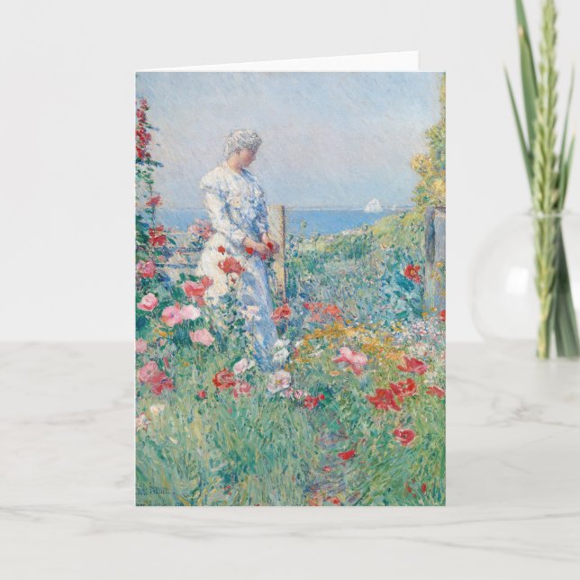 In the Garden | Childe Hassam Card (Front)