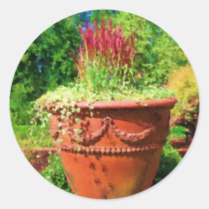 In the Garden Classic Round Sticker