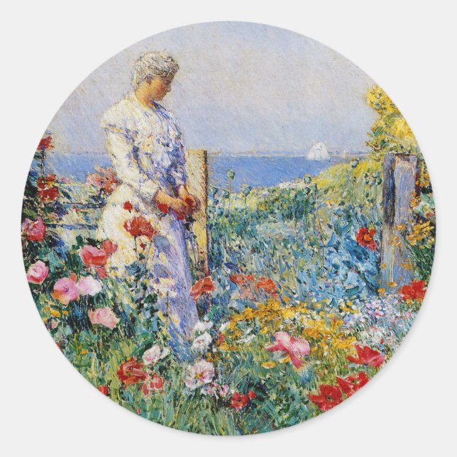 In The Garden Classic Round Sticker (Front)