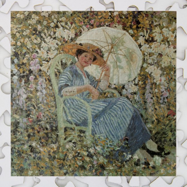 In the Garden, Giverny by Frederick Frieseke Jigsaw Puzzle (Creator Uploaded)