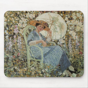 In the Garden, Giverny by Frederick Frieseke Mouse Mat