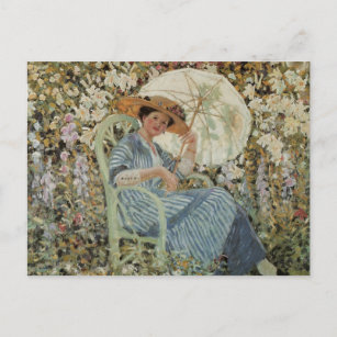 In the Garden, Giverny by Frederick Frieseke Postcard