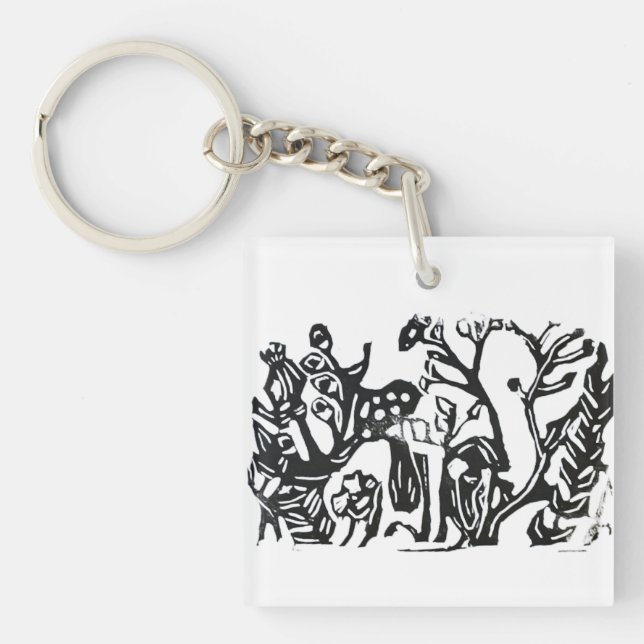 In the Garden Key Ring (Front)