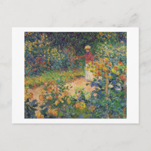 In the Garden, Monet Postcard
