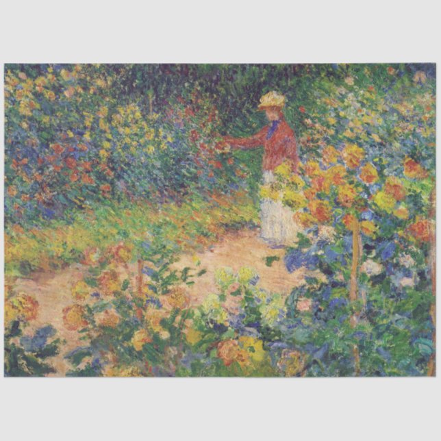 In the Garden, Monet Tissue Paper (Front)