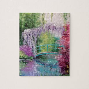 in the garden of Monet Jigsaw Puzzle