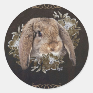 In the Garden of Whispers Classic Round Sticker