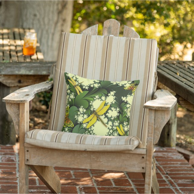 In The Garden Outdoor Pillow (Chair)