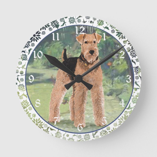 In the Garden Round Clock (Front)