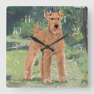 In the Garden Square Wall Clock