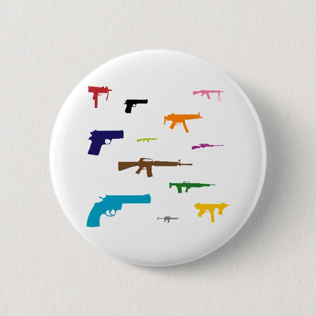 In The Ghetto 6 Cm Round Badge (Front)