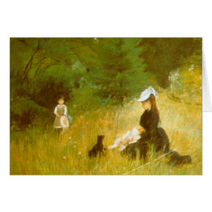 In the Grass by Berthe Morisot
