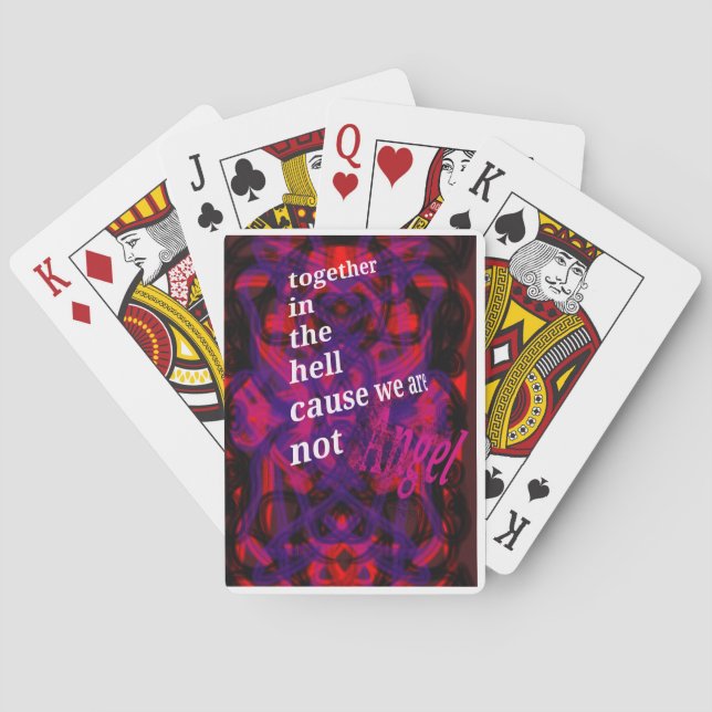 In the hell  playing cards (Back)