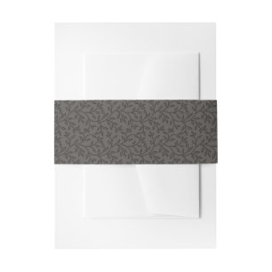 In the Herb Garden Invitation Envelope Band Invitation Belly Band