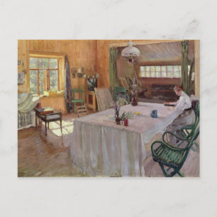 In the House of the Artist Konstantin Korovin Postcard