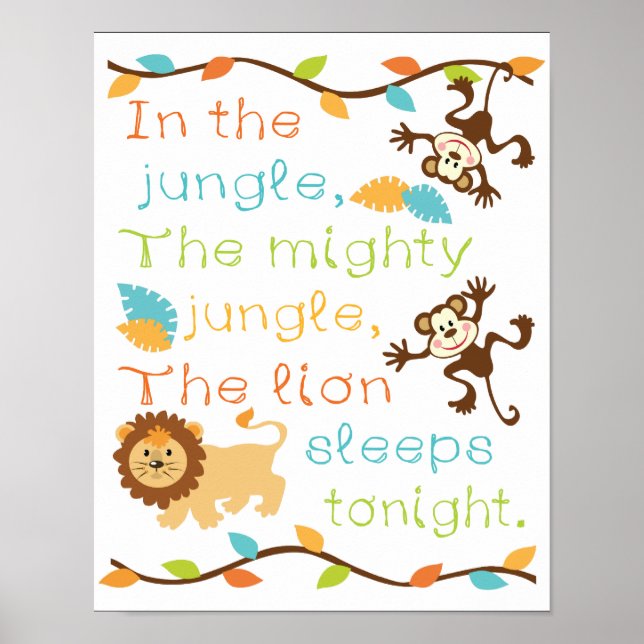 In The Jungle Poster (Front)
