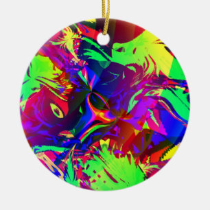 In the Jungle, the Mighty Jungle Ceramic Tree Decoration