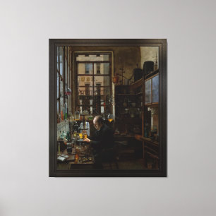 In the Laboratory by Henry Alexander Canvas Print