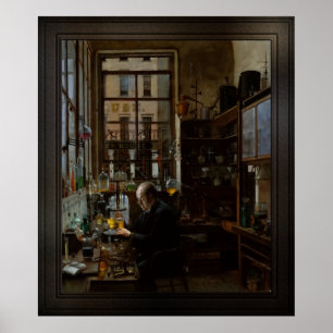 In the Laboratory by Henry Alexander Poster