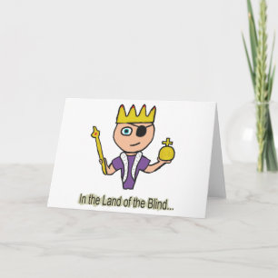 In The Land Of The Blind Card
