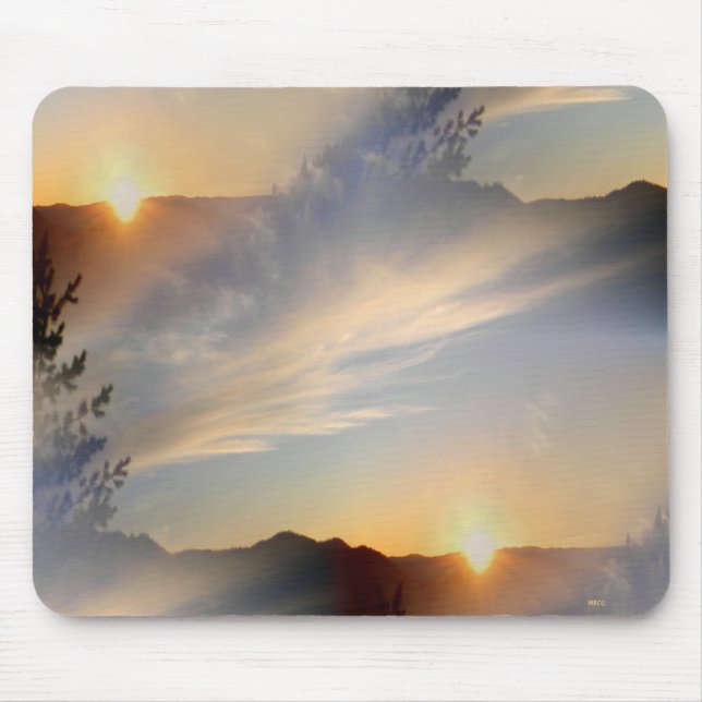 In the land of two Suns.... Mouse Mat (Front)