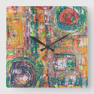 In the Leather Wall Clock