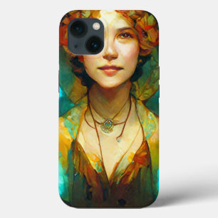 In The Light Art Nouveau Fantasy iPhone 13 Case